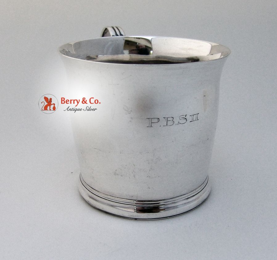Gebelein Baby Cup Sterling Silver Hand Made 1920
