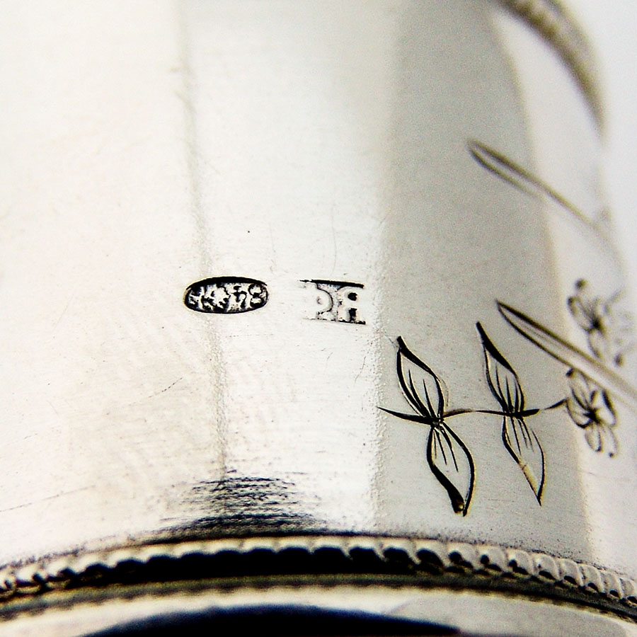 Russian 84 Silver Heavy Engraved Napkin Ring 1910 Mono