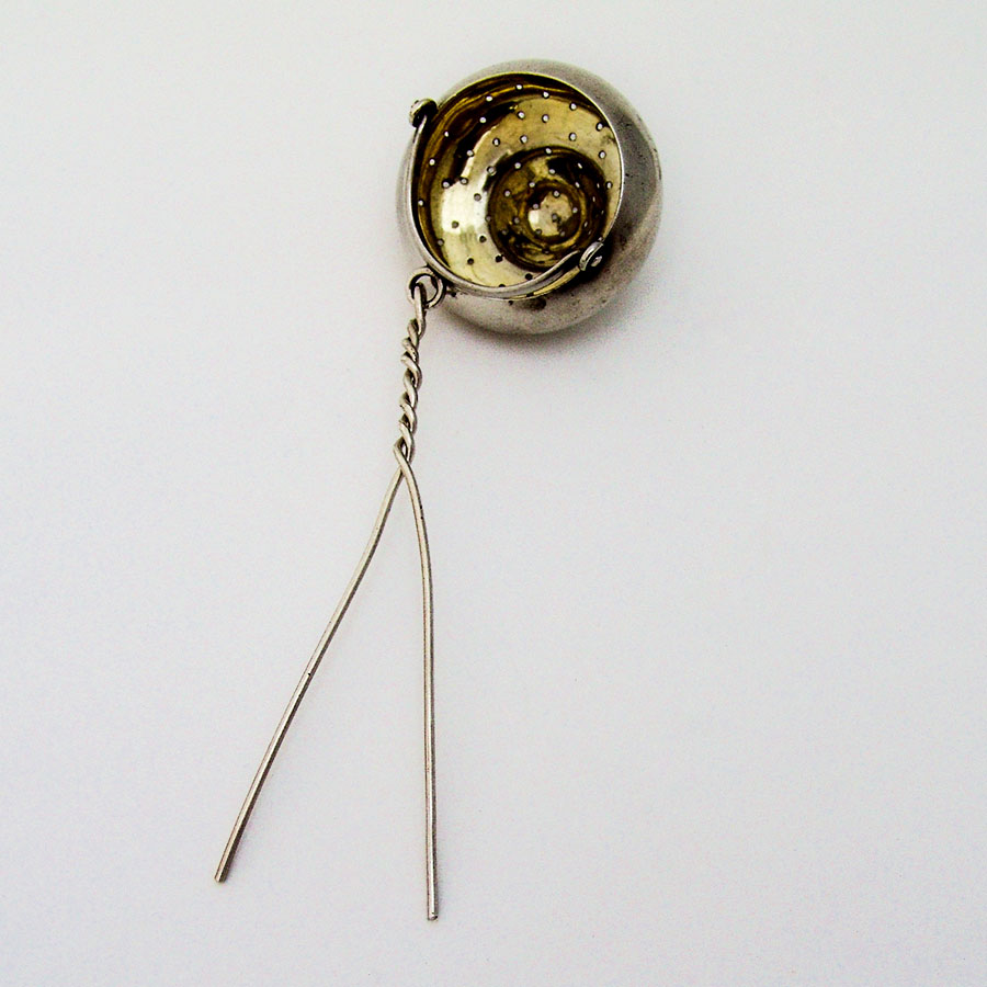 Teapot Spout Tea Strainer Basket Russian 84 Silver 1900