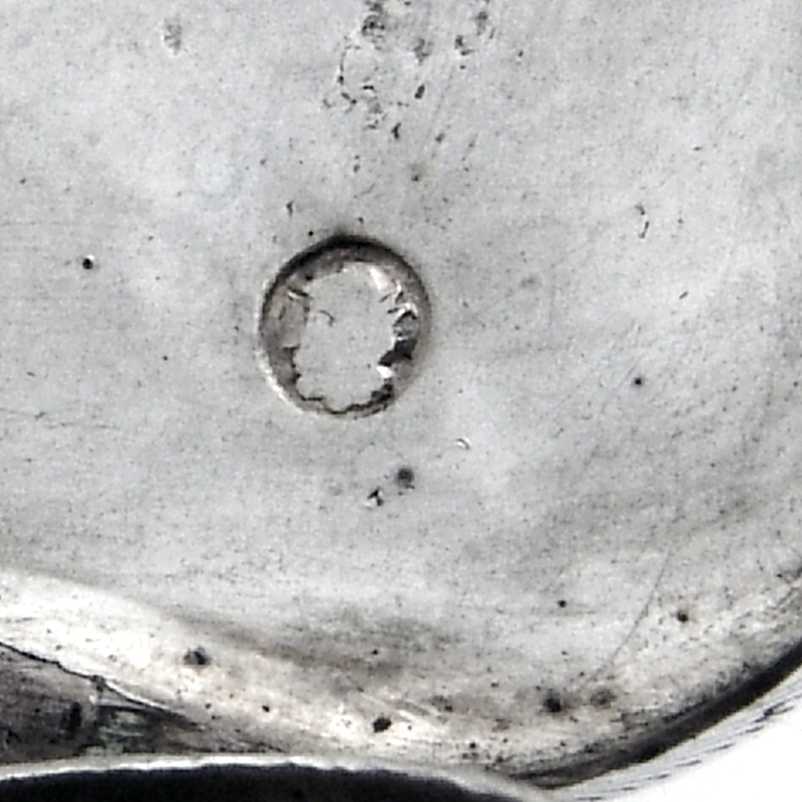 19th Century Dutch Silver Engraved Peppermint Box Mono