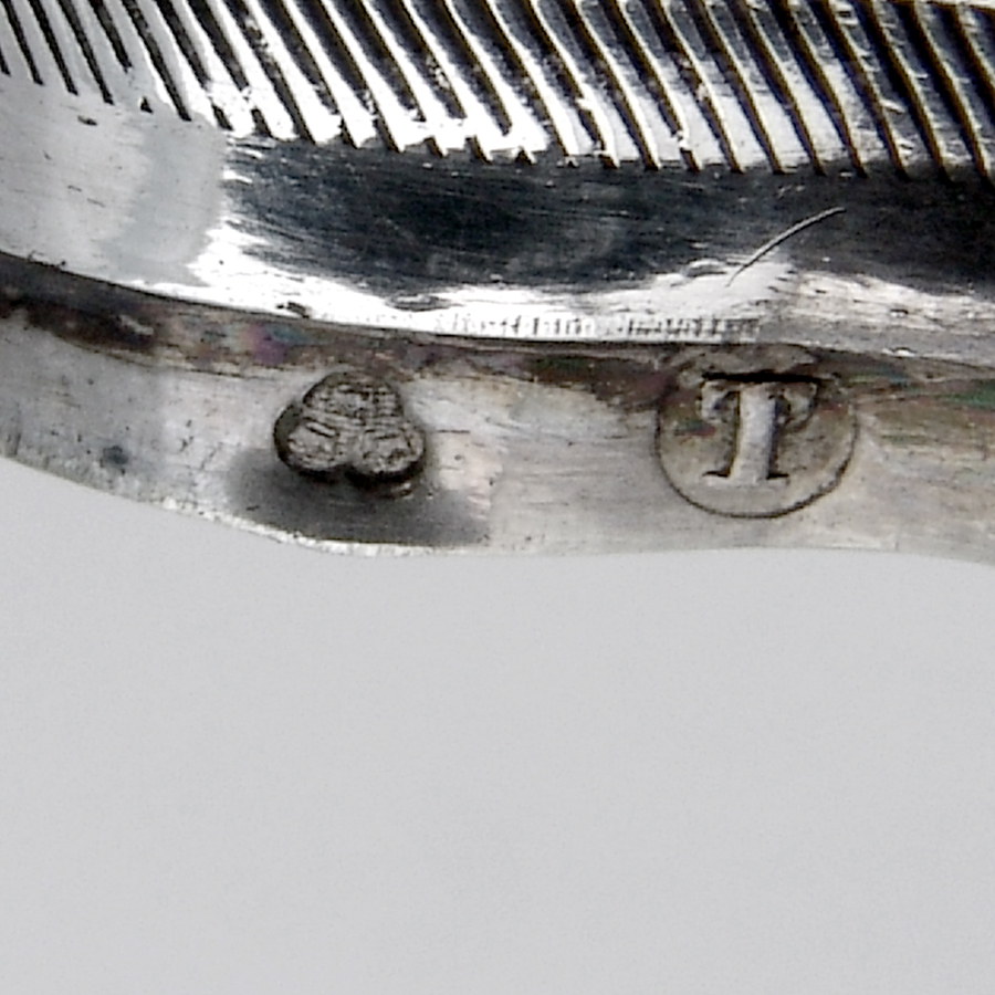 19th Century Dutch Silver Engraved Peppermint Box Mono