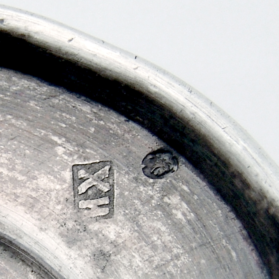Engraved Russian Tall Vodka Shot Cup 84 Standard Silver 1894