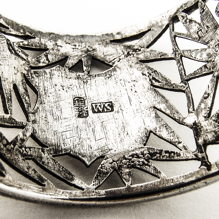 Cutwork Bamboo Chinese Character Napkin Ring Wosheng Silver