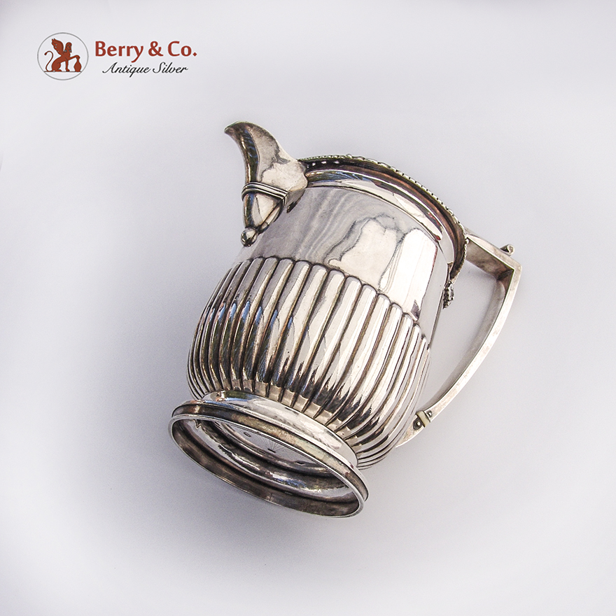 Georgian Hot Water Pitcher William Stroud Sterling 1814 London