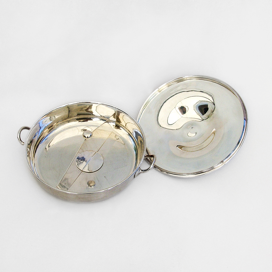 English Covered Serving Bowl Alpha Silverplate 1920