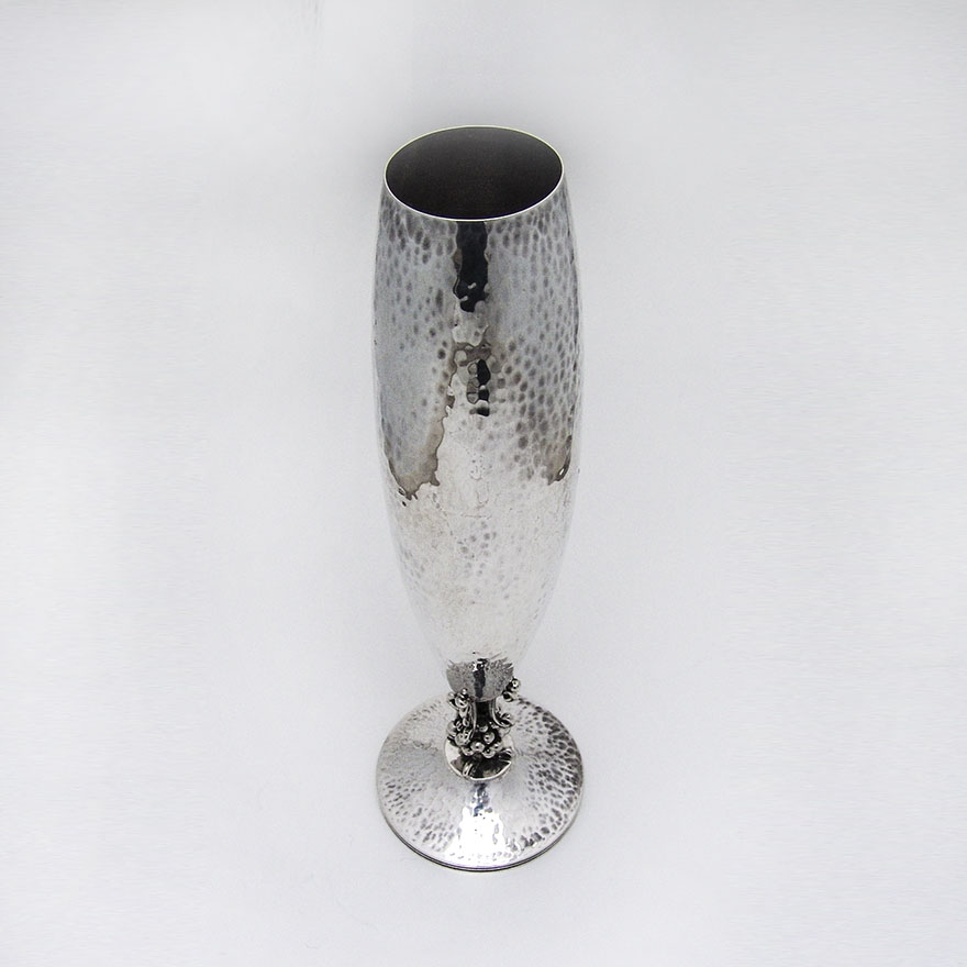 Arts And Crafts Vase Grape Foot Avanti Sterling Silver Mexico