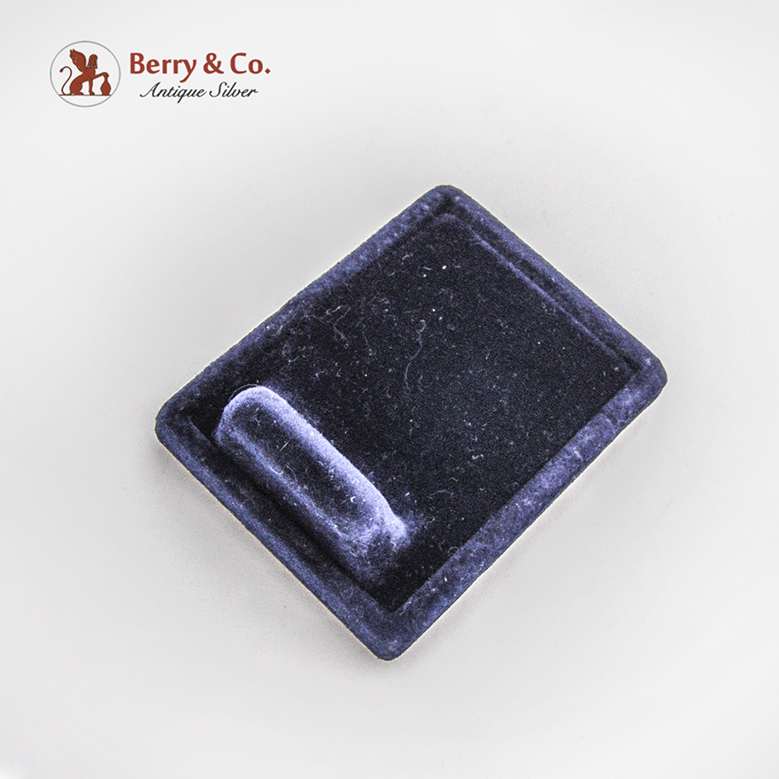 Small Hammered Picture Frame Rectangle Form Sterling Silver Italy