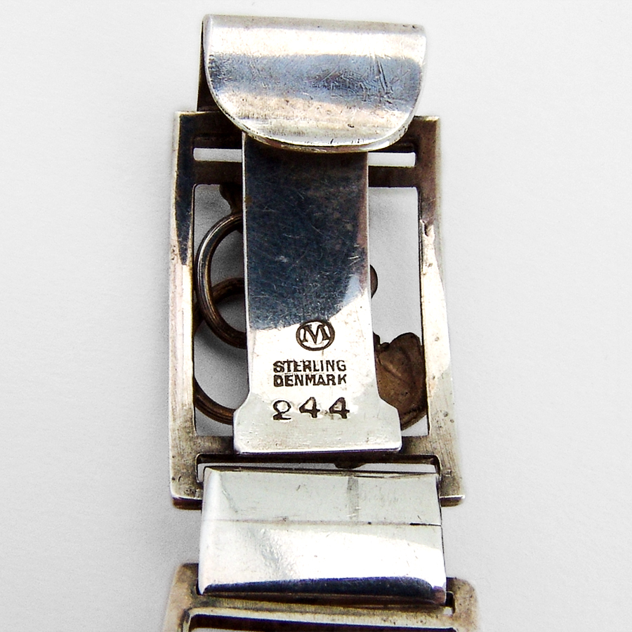 Danish Grapevine Link Bracelet Fir Munksgaard Sterling Silver