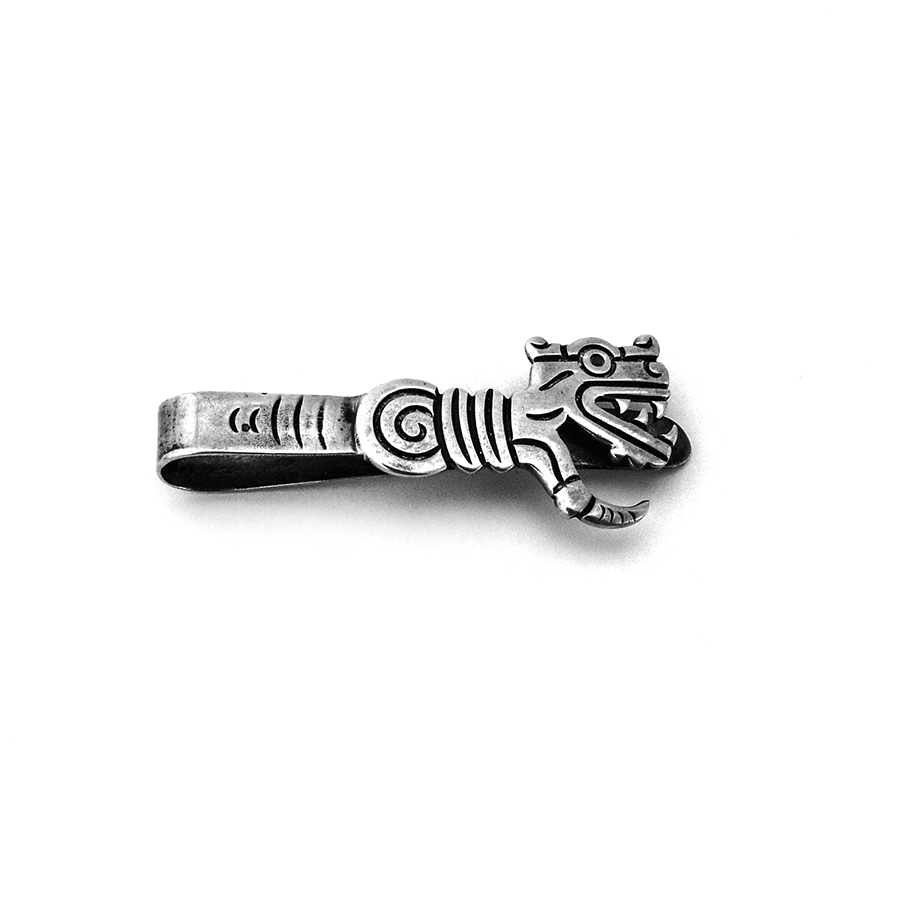 Rafael Melendez Creature Tie Clip Sterling Silver Mexico 1940s