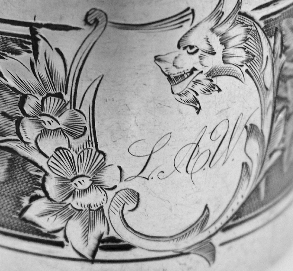 French Sterling Silver Napkin Ring 1890