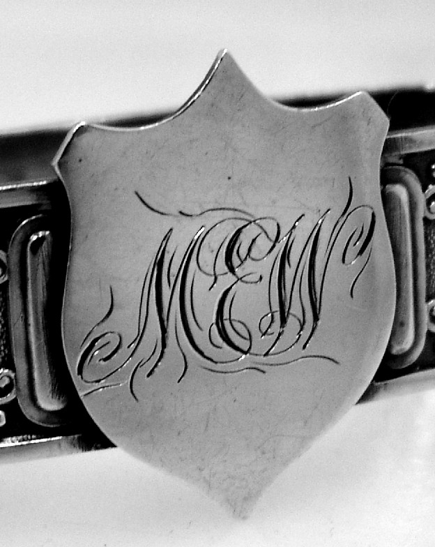 American Coin Silver Union Shield Napkin Ring Gorham 1865
