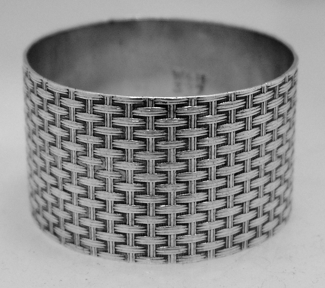 Coin Silver Napkin Ring 1875