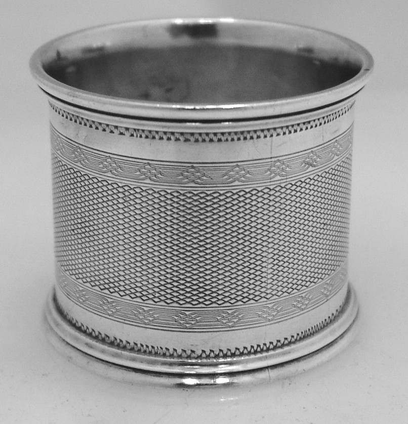 American Coin Silver Napkin Rings 1880