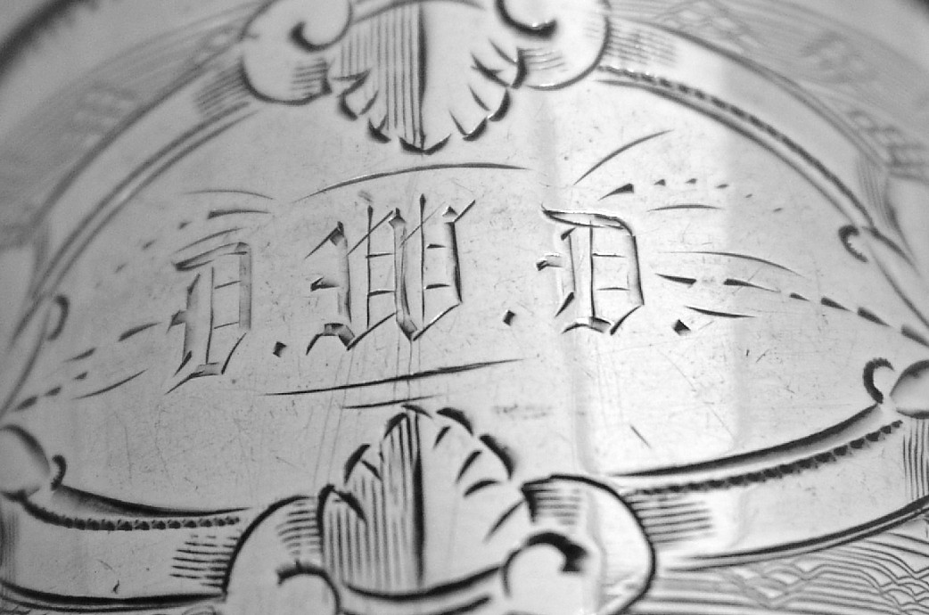 American Coin Silver Napkin Rings 1880