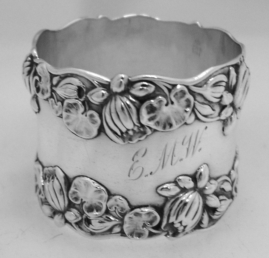 American Sterling Silver Napkin Ring Gorham 1890