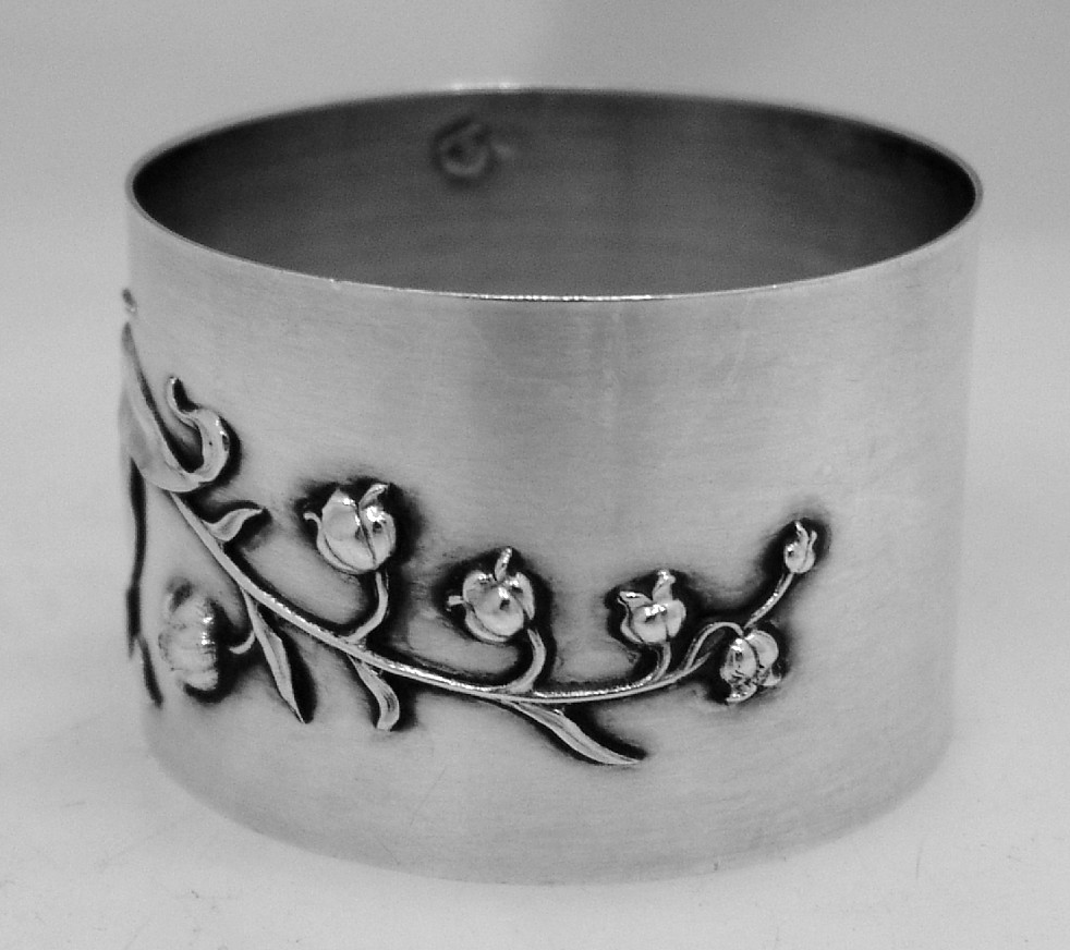 French Sterling Silver Napkin Ring 1900