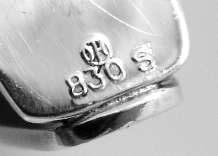 Norwegian 830 Standard Silver Napkin Ring 1930