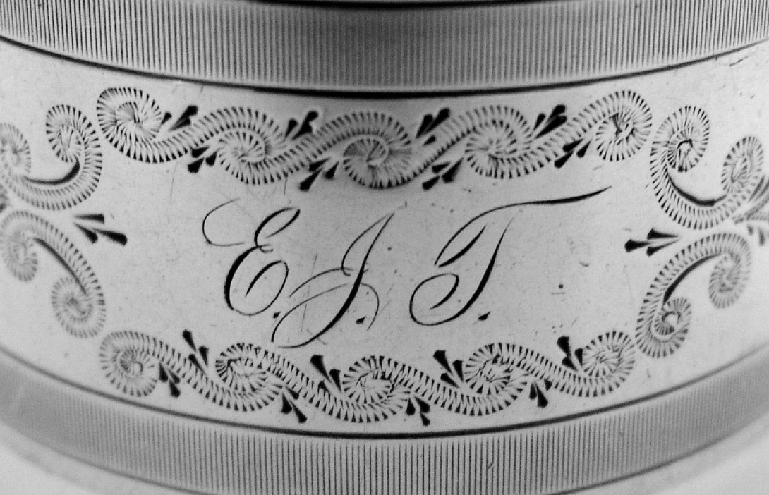 American Coin Silver Napkin Ring 1880