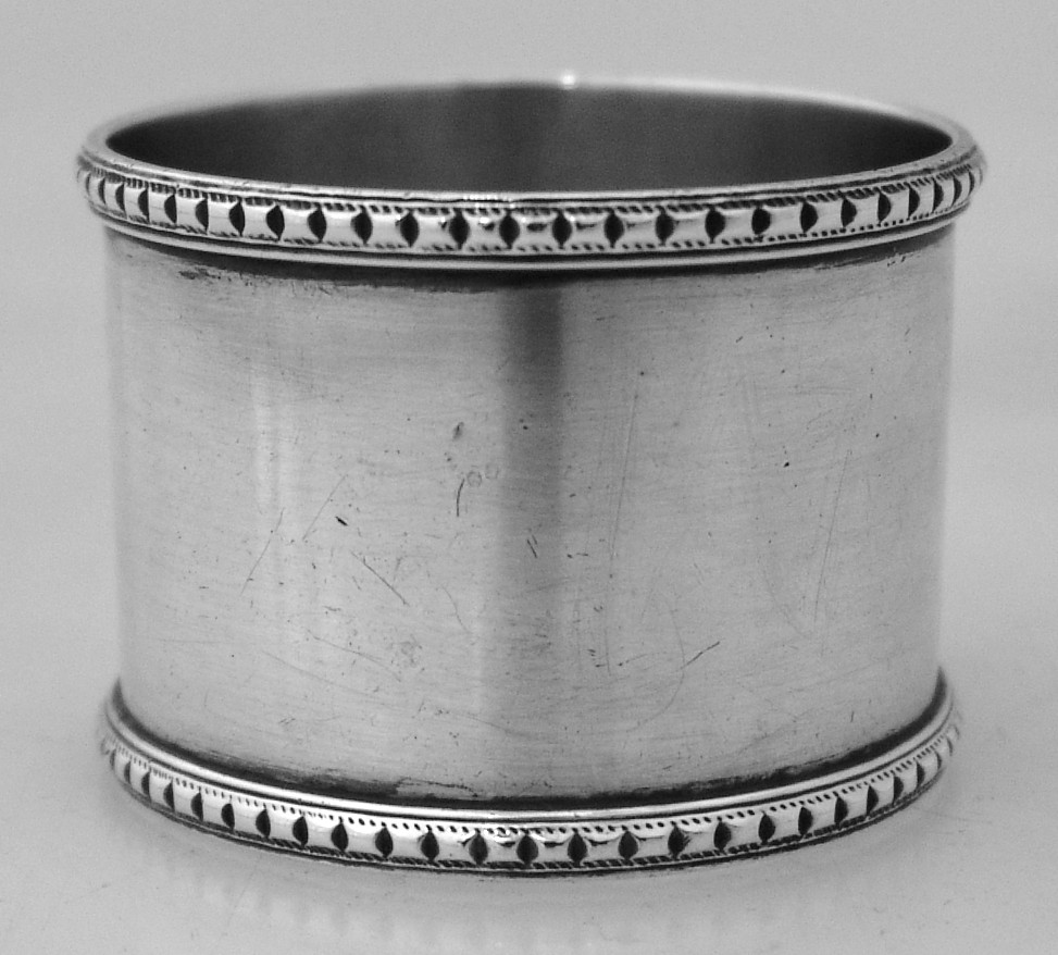 American Sterling Silver Napkin Ring 1890