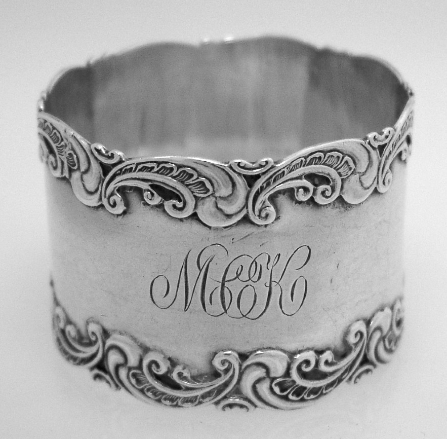 American Sterling Silver Napkin Ring 1880