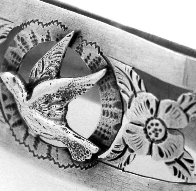 Portuguese 833 Standard Silver Open Work Napkin Ring 1930