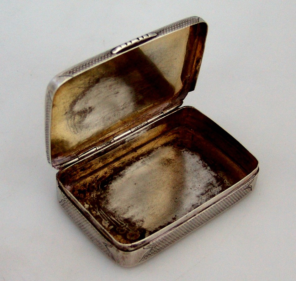 Snuff Box Civil War Presentation Coin Silver Jan 1st 1863