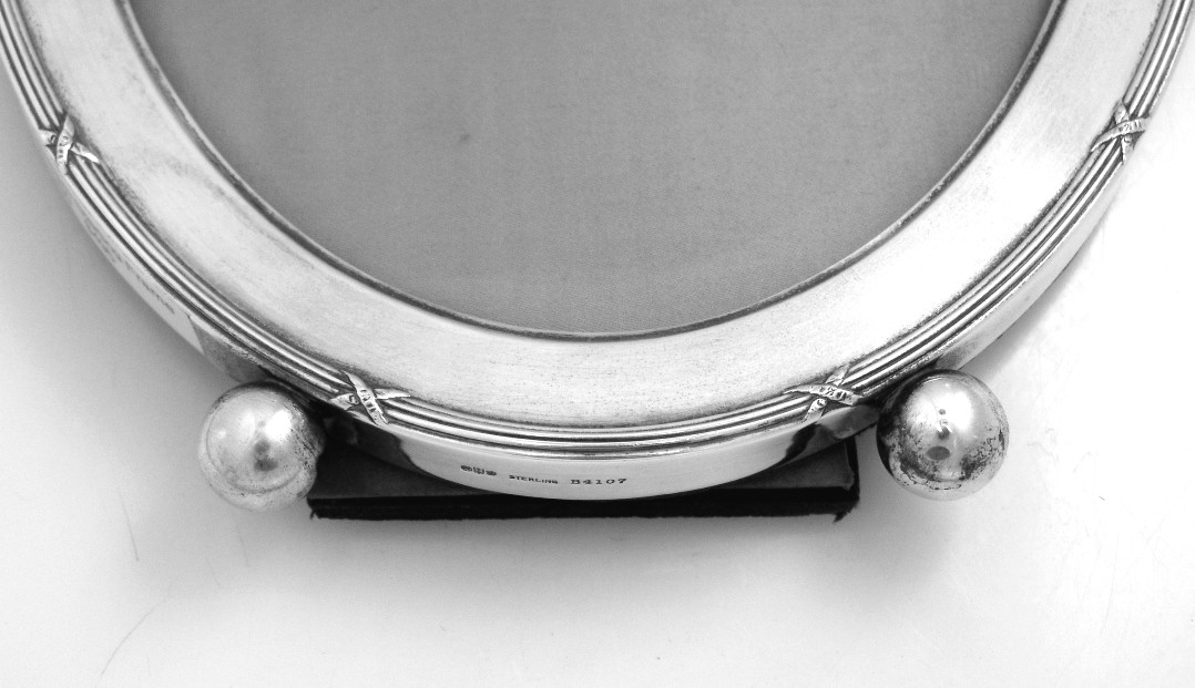 Sterling Silver Large Oval Picture Frame Gorham 1930