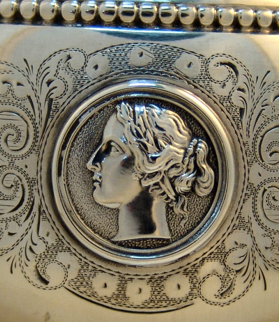 Gorham Coin Silver Medallion Creamer Gorham 1865