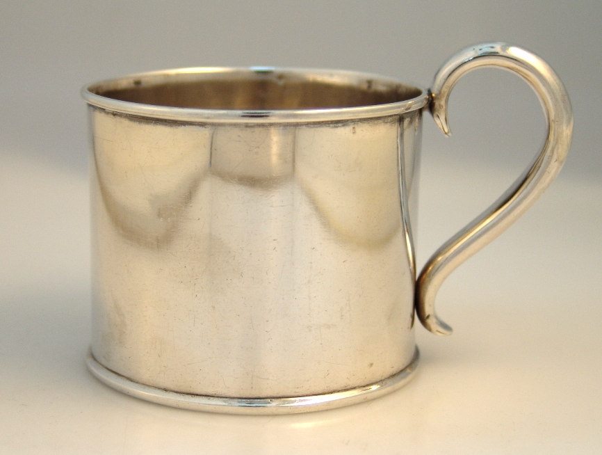 American Coin Silver Cup C. Bard and Son 1852