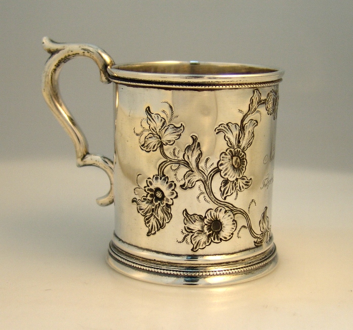 American Coin Silver Child&prime;s Cup 1852