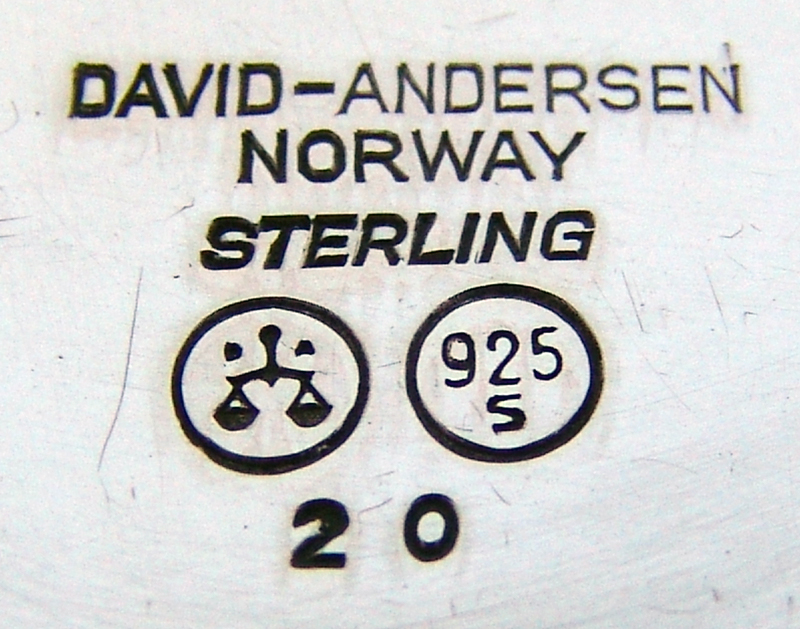 Norwegian Sterling Tea Caddy David Andersen 1950