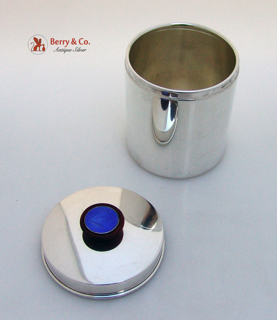 Norwegian Sterling Tea Caddy David Andersen 1950