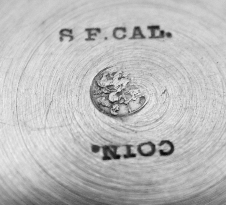 Schulz Fischer Open Salts Coin Silver 1875
