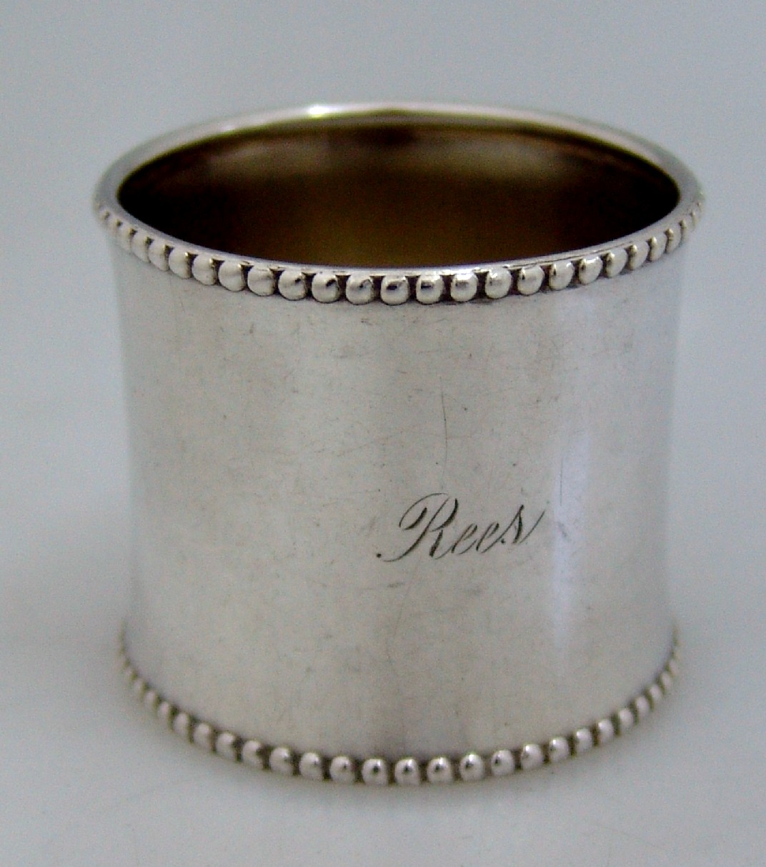 American Sterling Silver Napkin Ring 1940