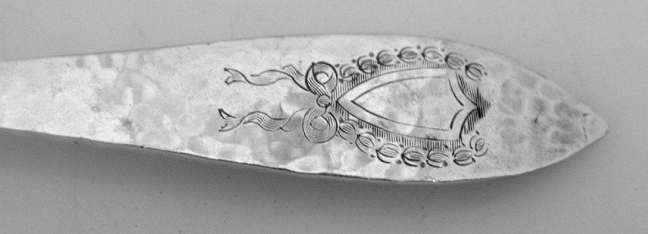 Arts and Crafts Sardine Serving Fork Galt Bros Sterling Silver 1910