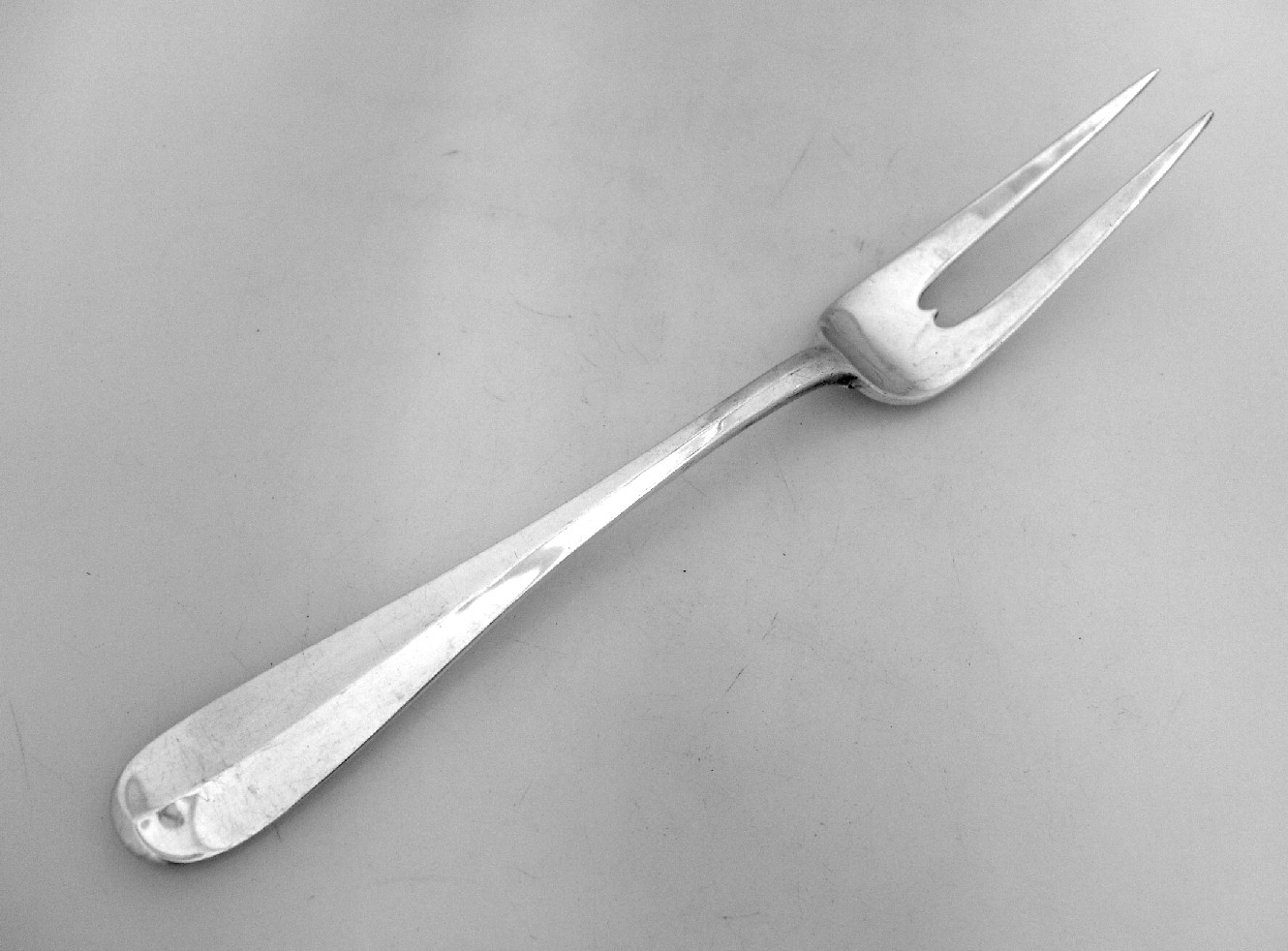 Arthur Stone Meat Serving Fork Sterling Silver 1935