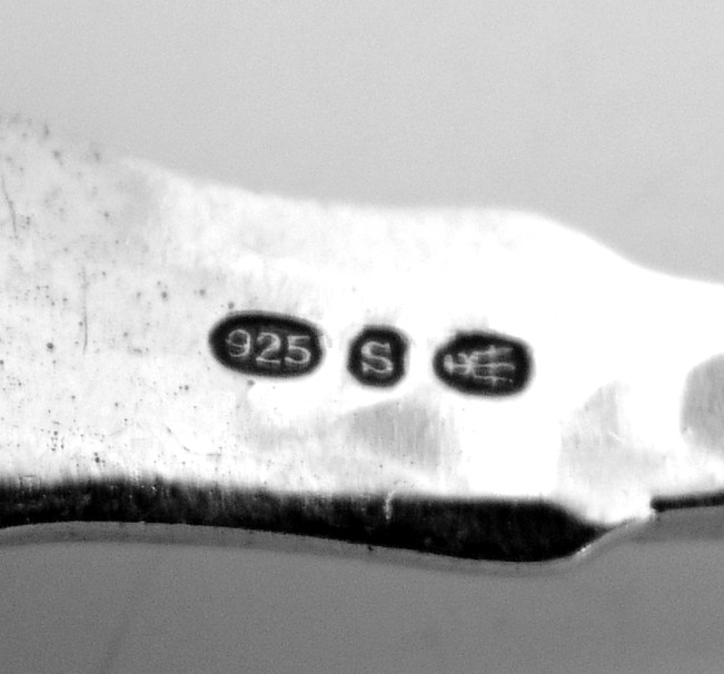 Norwegian Arts and Crafts Sugar Spoon Sterling Silver 1930
