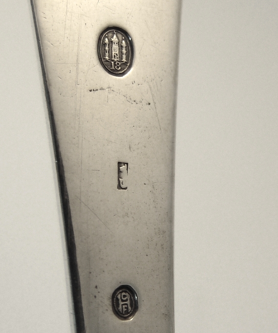 Christian F. Heise Sterling Silver Platter Or Stuffing Spoon Denmark 1918