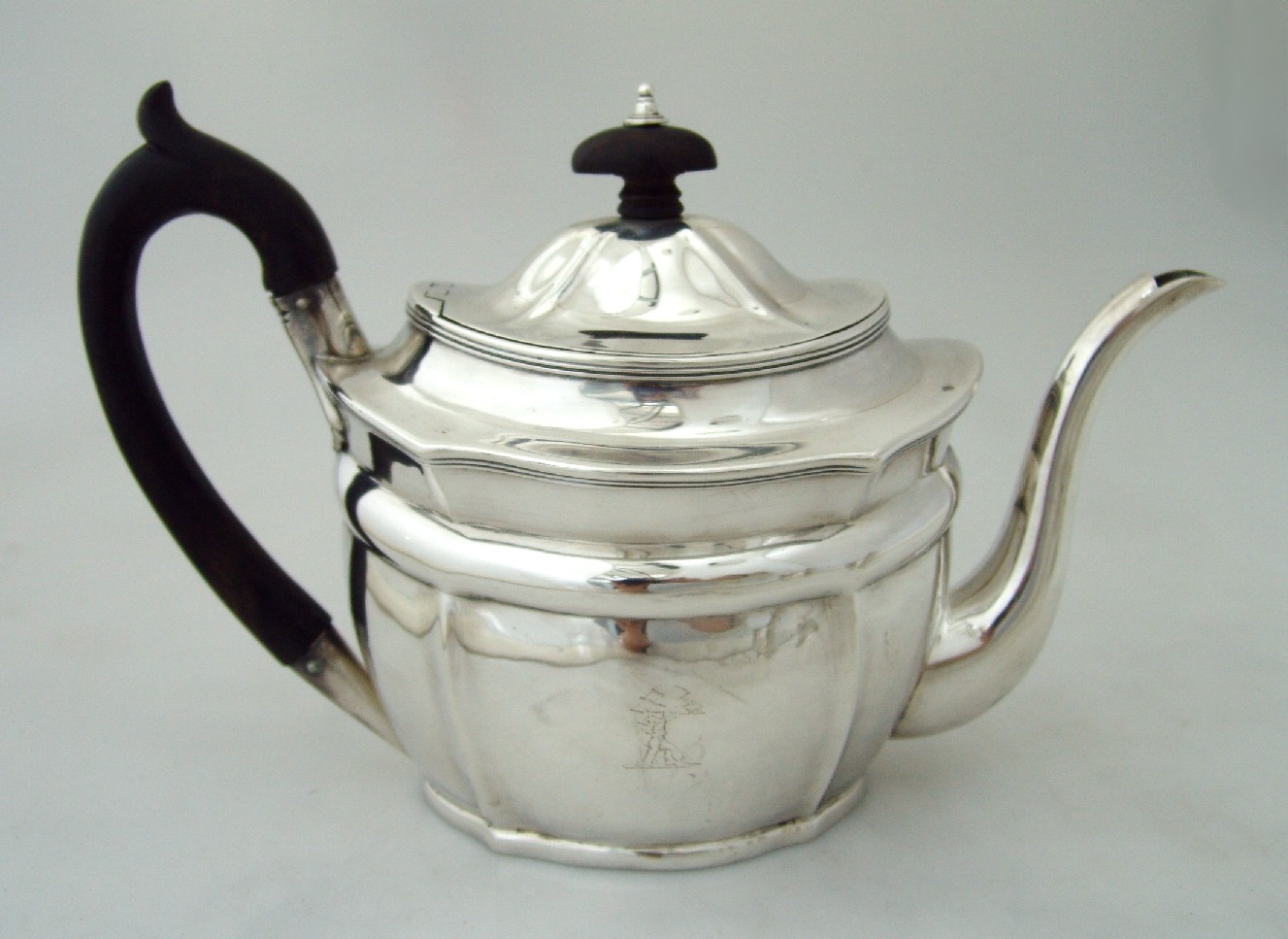 Robert, David and Samuel Hennell Sterling Silver Period Tea Set London 1801