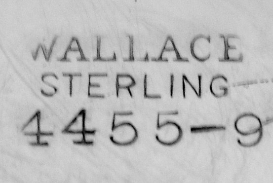 Repousse Grape Tray Wallace 1950 Sterling Silver