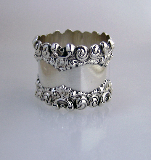 Silver Anniversary Napkin Ring Sterling Silver 1909