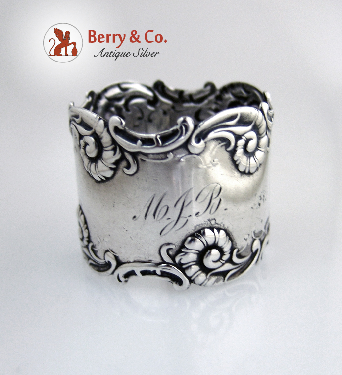 Whiting Sterling Silver Napkin Ring 1890