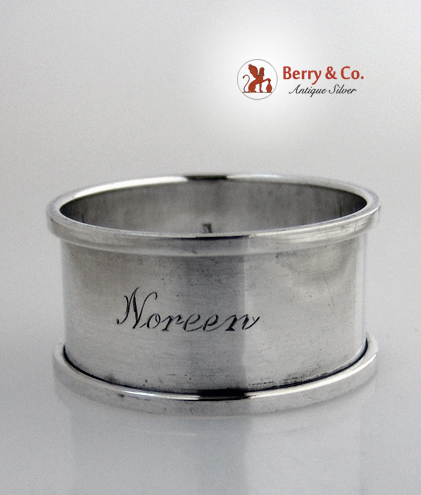  Noreen Napkin Ring Towle Sterling Silver 1940
