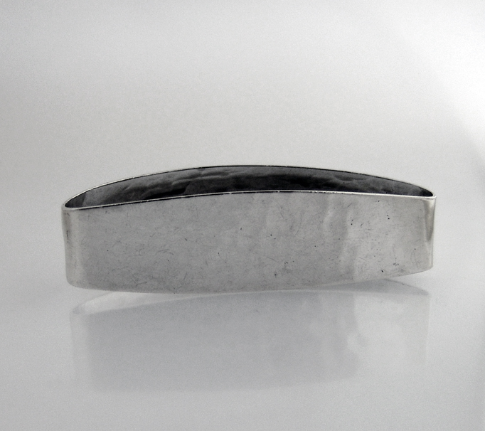 Arts and Crafts Napkin Ring Randahl Hammered Sterling Silver 1930
