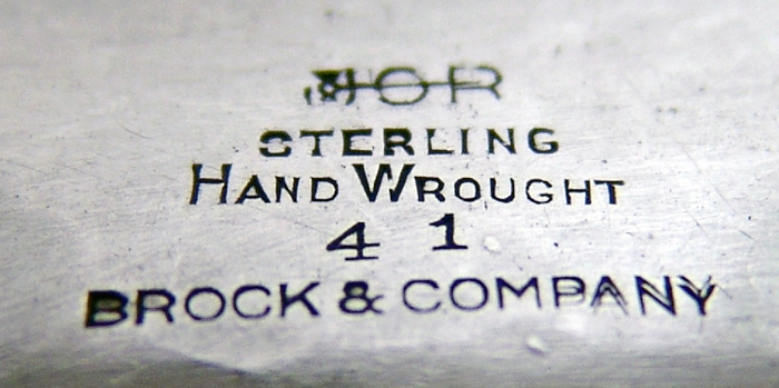 Arts and Crafts Napkin Ring Randahl Hammered Sterling Silver 1930
