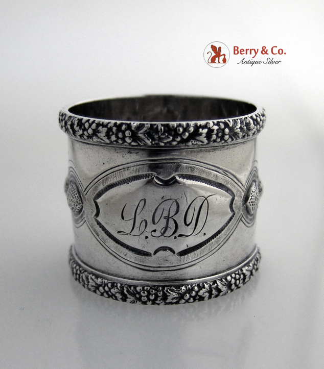 Wood And Hughes Sterling Silver Napkin Ring 1880