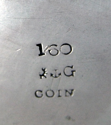 Chimera Open Salts Gorham Coin Silver 1860