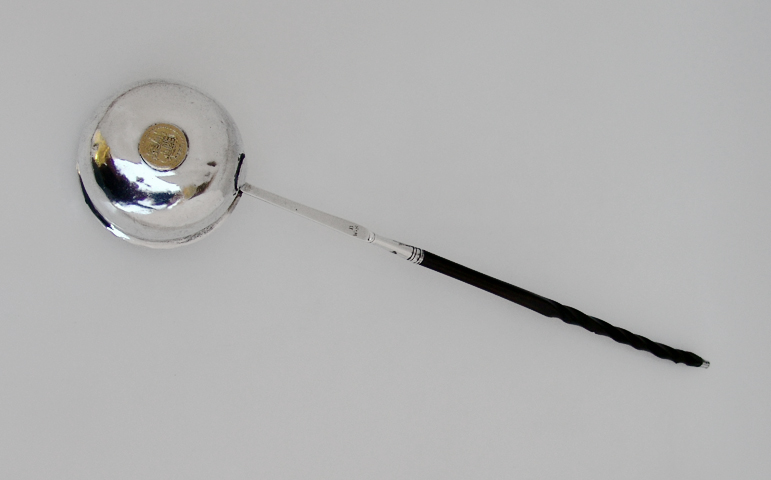 George III Love Token Toddy Ladle Sterling Silver Whalebone 1770