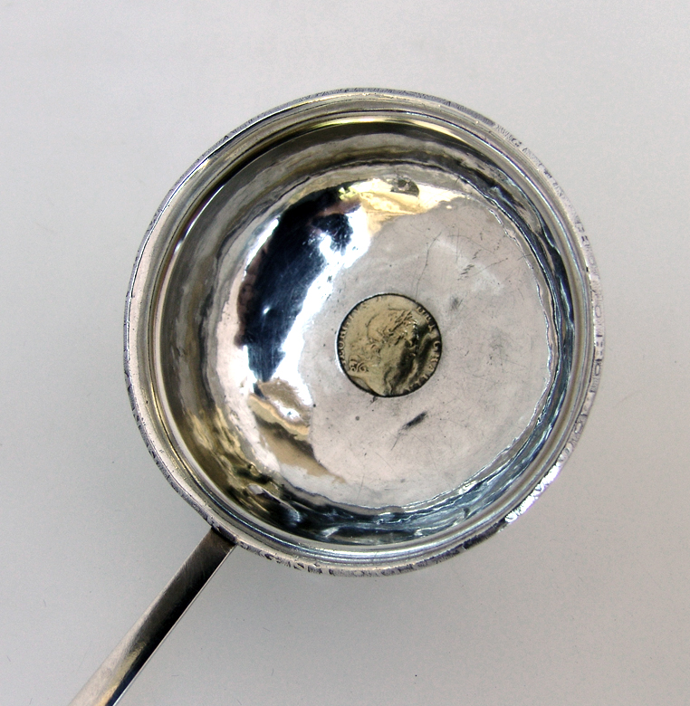 George III Love Token Toddy Ladle Sterling Silver Whalebone 1770