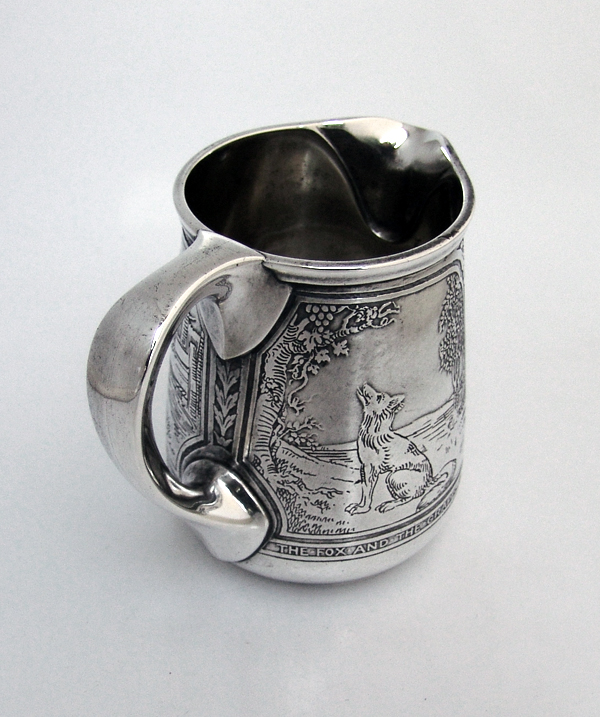 Aesops Fables Creamer Blackinton Sterling Silver 1900 No Monograms